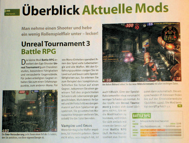 BattleRPG in German PC game magazine Gamestar